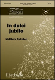 In Dulci Jubilo SATB choral sheet music cover Thumbnail